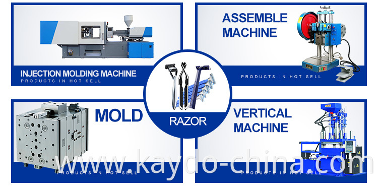 plastic Razor handle fix machine and assemble machine